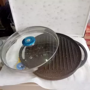 تاوه استیک چدن اصل گرد دربدار نیوهوم