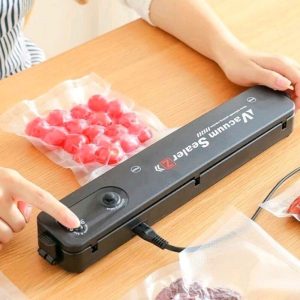 دستگاه پرس وکیوم خانگی vacuum sealer با قیمت استثنایی و کیفیت عالی مناسب پرس و بسته بندی مواد غذایی دستگاه پرس و وکیومن