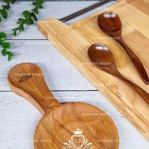 زیر قاشقی کنار گازی چوبی
