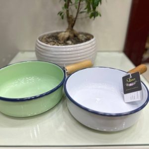 تابه لعابی دسته چوبی